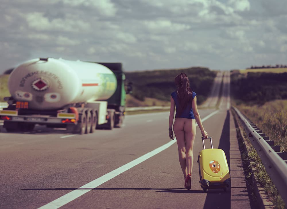 Open Road Freedom by Anri Croizet — canvas wall art