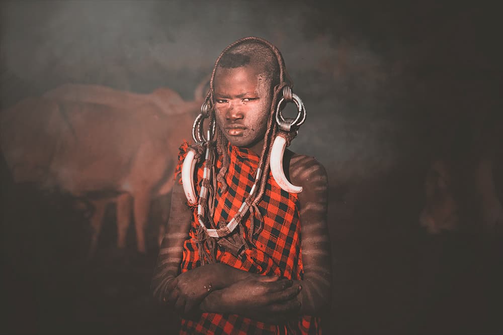 Proud African Gaze by Svetlin Yosifov — canvas wall art