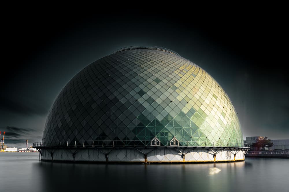 Mysterious Glass Dome by YusukeMatsumoto — canvas wall art