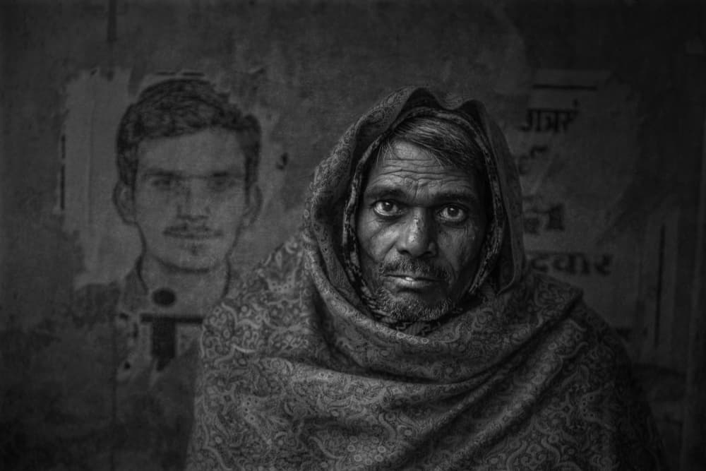 Intense Gaze Portrait by Haitham AL Farsi — canvas wall art