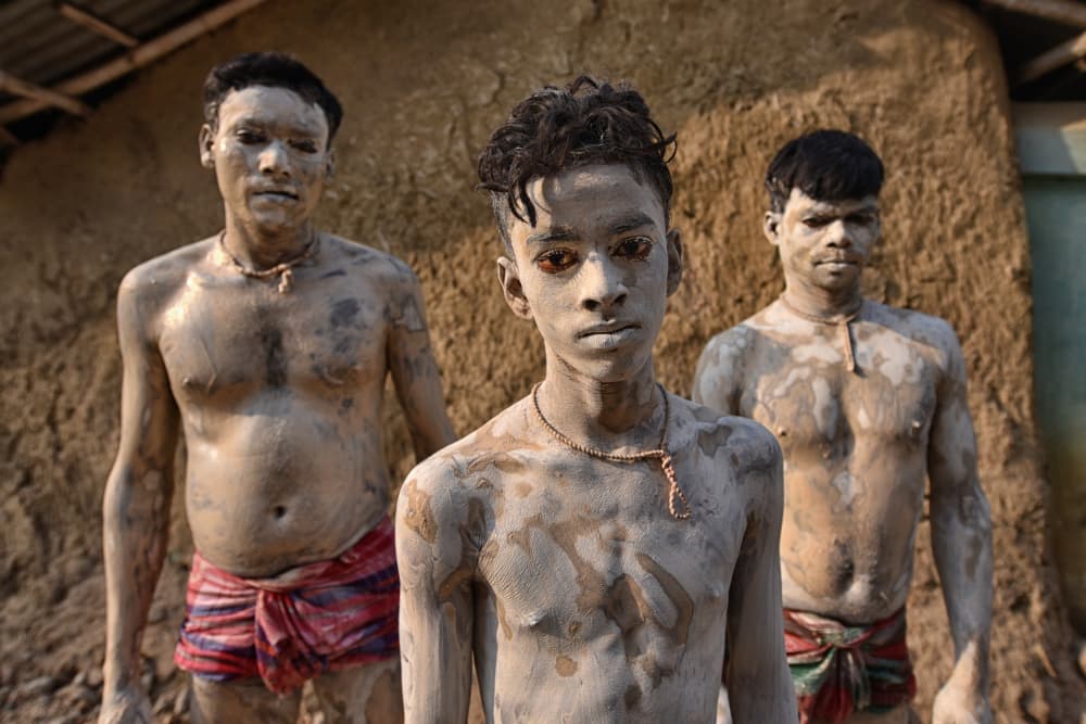 Mud Covered Youth by Abhraneel Chakraborty — canvas wall art