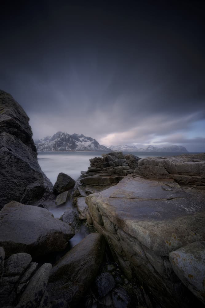 Rugged Winter Coast by Doroteo Tobarra Narro — canvas wall art