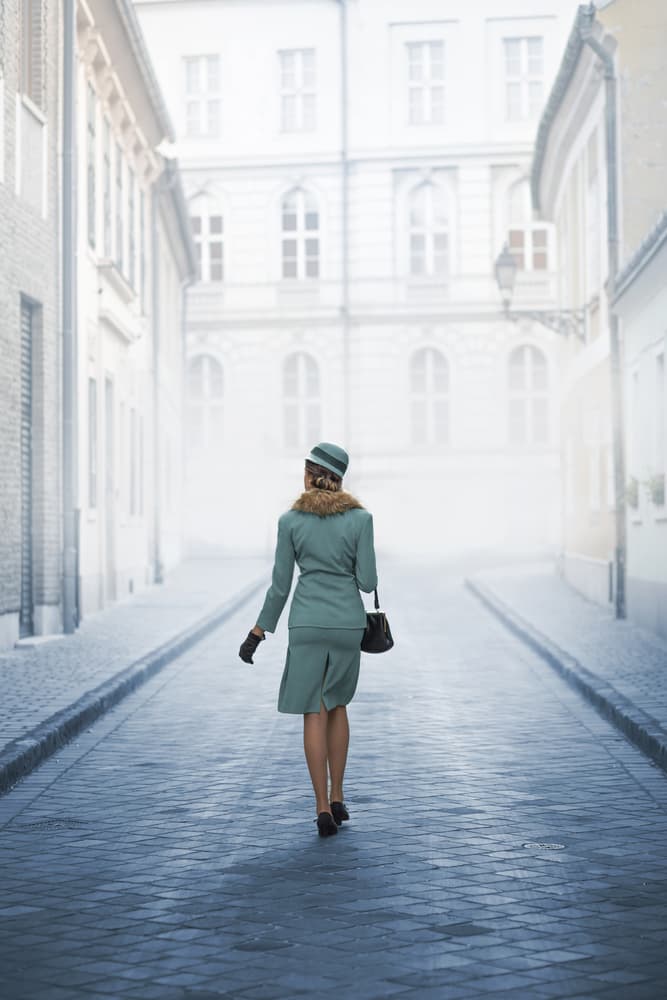 Elegant Lady Old City by Ildiko Neer — canvas wall art