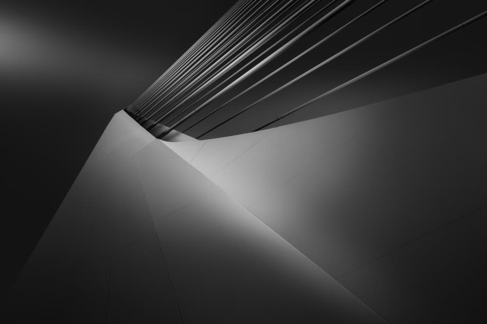 Modern Architectural Lines by Jorge Ruiz Dueso — canvas wall art