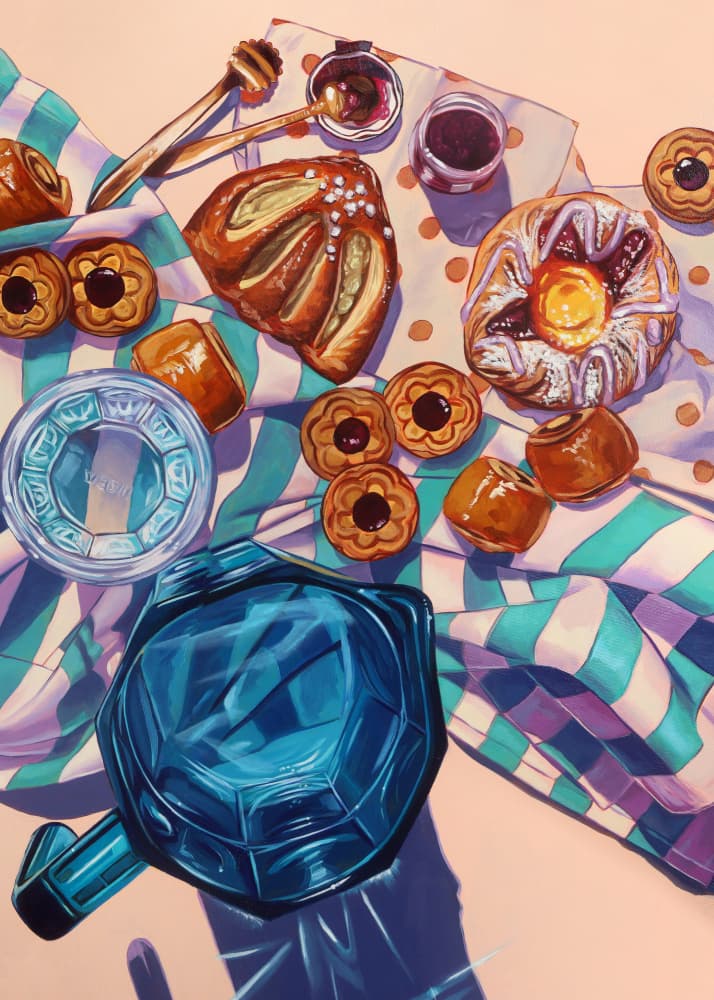 Sunny Breakfast Treats by Anna Zdanowicz — canvas wall art