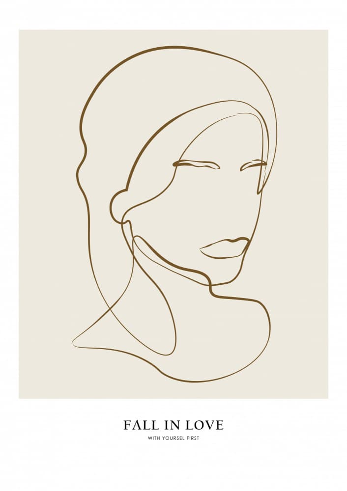 Woman portrait by NKTN — canvas wall art