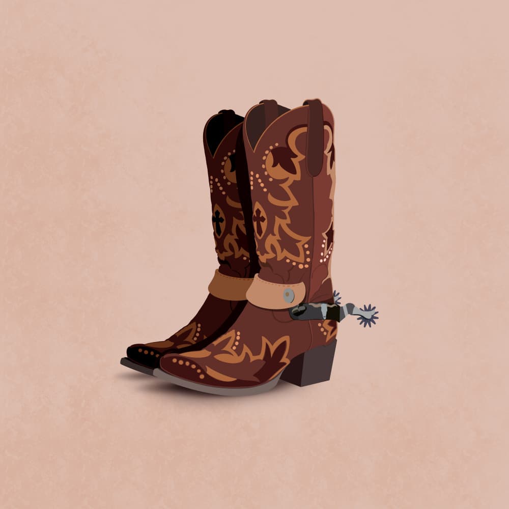 Western Soles by Emel Tunaboylu — canvas wall art