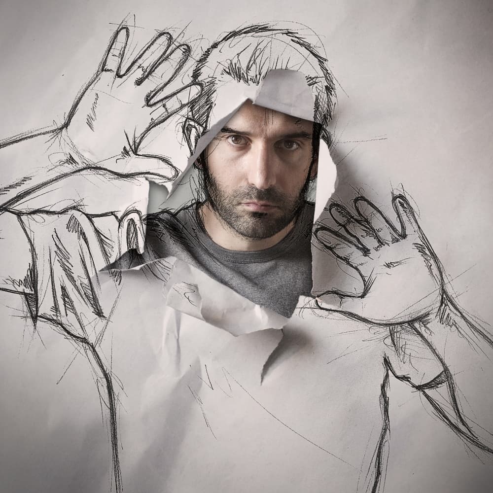 Prisoners of the sketch by Sebastien DEL GROSSO — canvas wall art