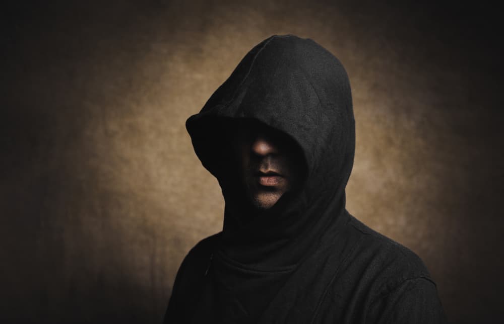 Mysterious Hooded Man by Sumit Dhuper — canvas wall art