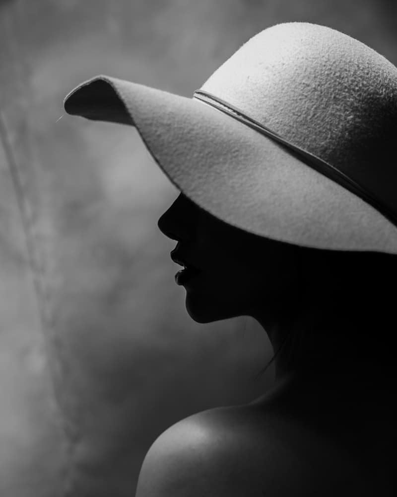 Elegant Woman Silhouette by Khaksar — canvas wall art