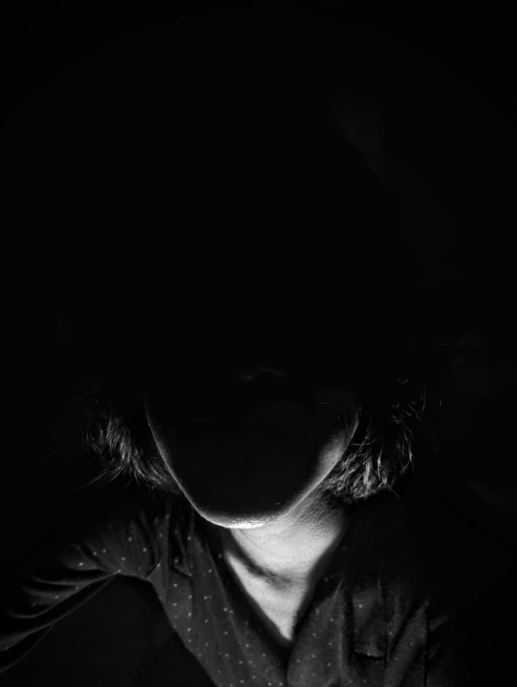Mysterious Shadow Portrait by Ryoga Otake — canvas wall art