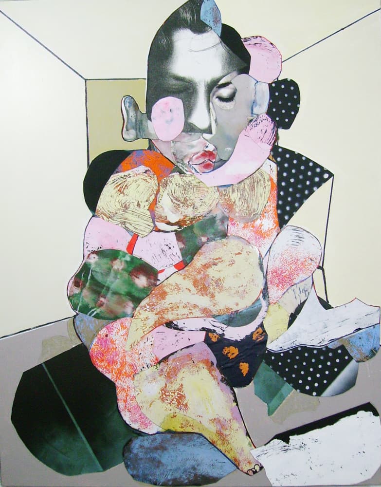 Dreamy Abstract Portrait by Pascal Marlin — canvas wall art