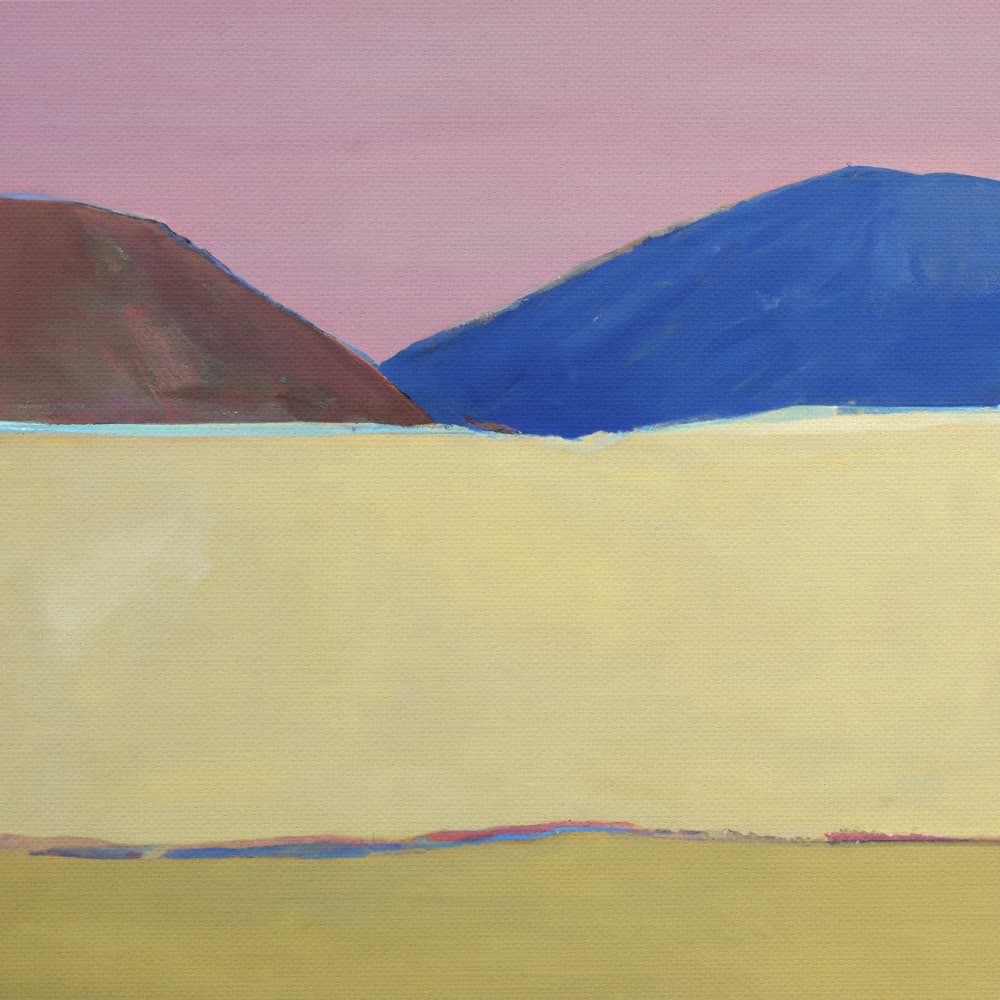 Colorful Desert Mountains by The Printable Studio — canvas wall art