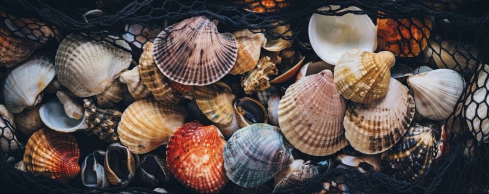 Shell Symphony by Treechild — canvas wall art