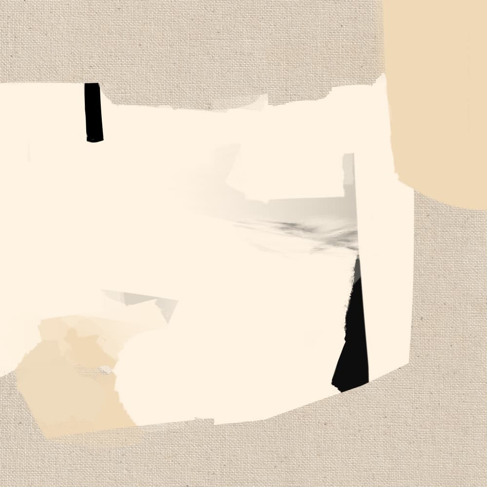Neutral Abstract Forms by Simona Gocan — canvas wall art