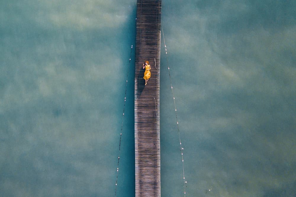 Serene Pier Walk by Alessandro Petrini — canvas wall art