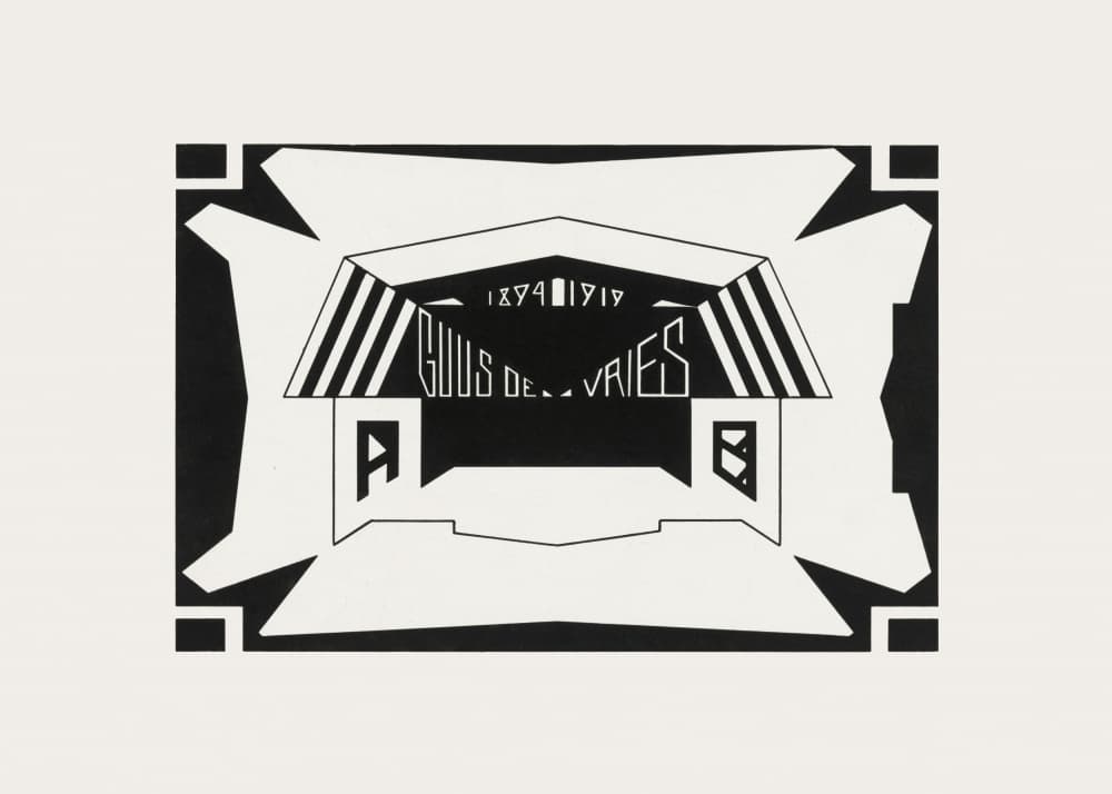 Ornament Guus De Vries by Samuel Jessurun — canvas wall art