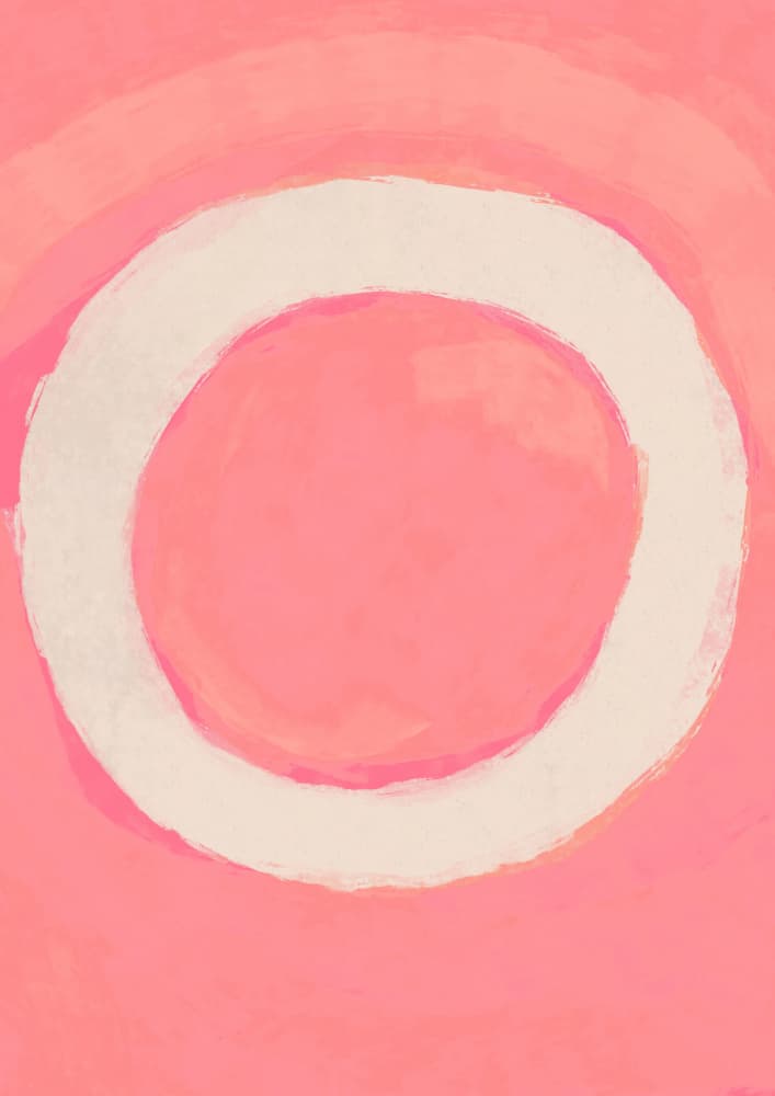O(pink) by Treechild — canvas wall art