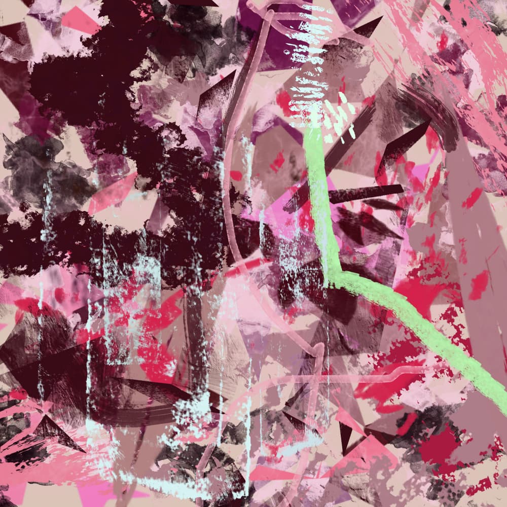 Vibrant Abstract Strokes by Pelin Atilla — canvas wall art
