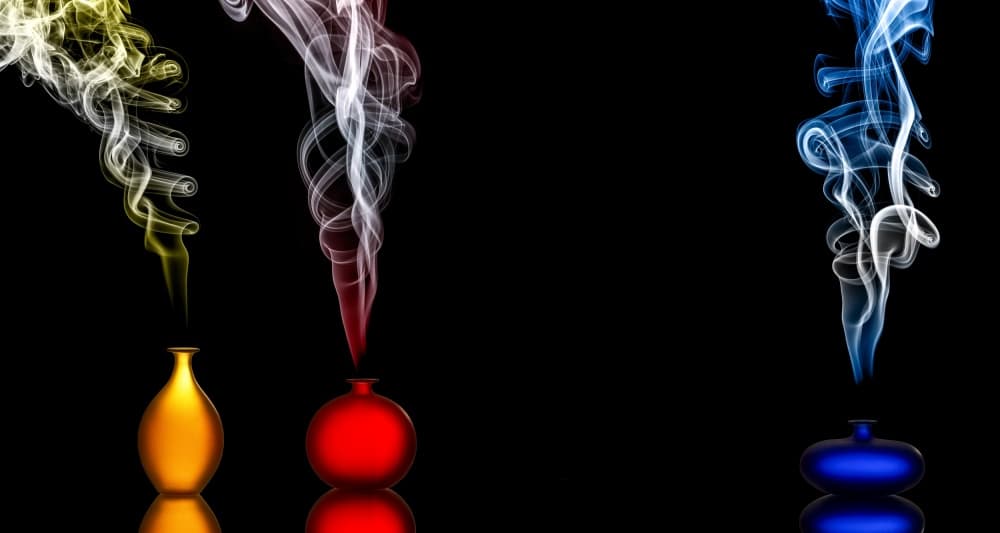 Vibrant Smoke Vases by Renee Doyle — canvas wall art