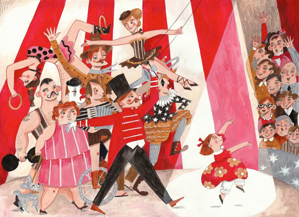 Circus in the city by Caroline Bonne Müller — canvas wall art