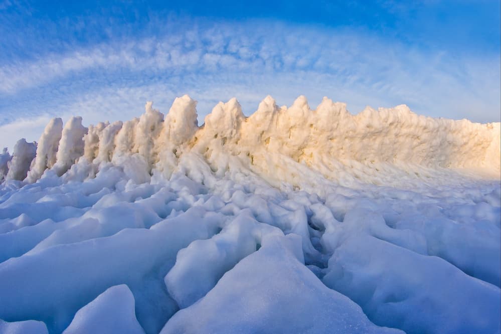 Winter Ice Peaks by Petar Sabol — canvas wall art