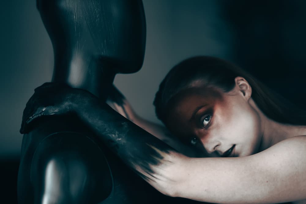 Dark Embrace by Yasin Hasanian — canvas wall art