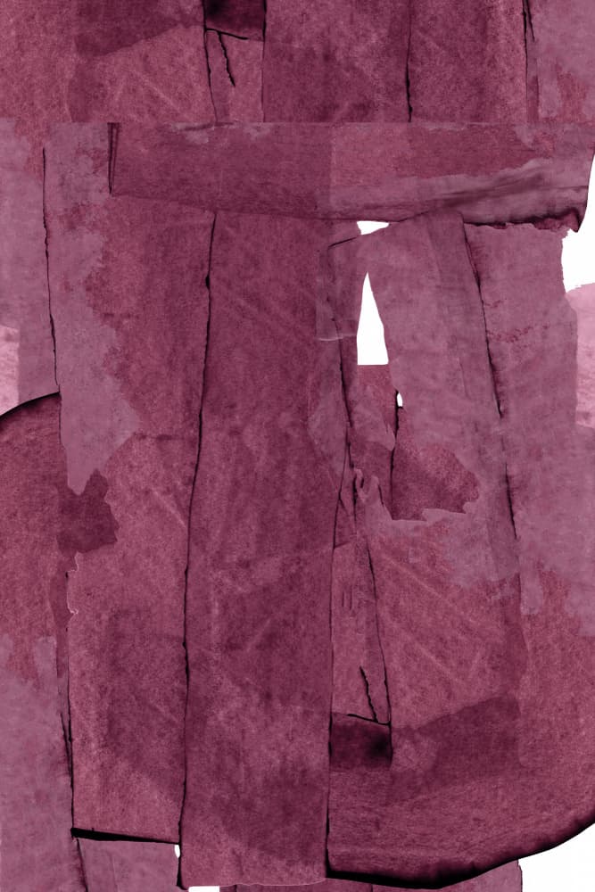Deep Red Abstract Layers by cartissi — canvas wall art
