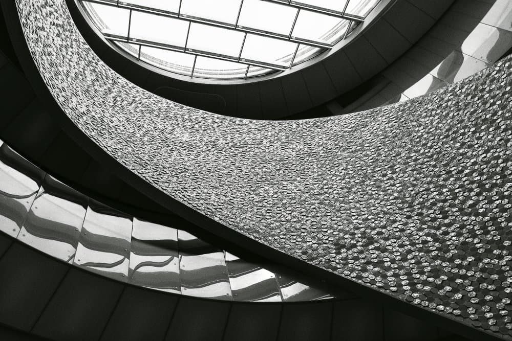 Modern Architectural Curves by Gabi Pontes — canvas wall art
