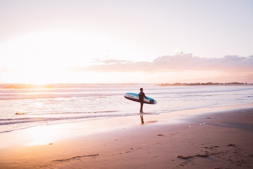 Sunset Surf Serenity by Bethany Young — canvas wall art