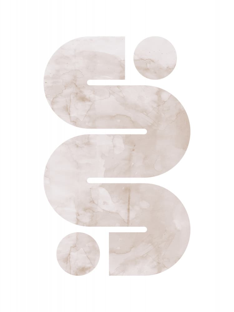 Organic Flow Abstract by Vitor Costa — canvas wall art