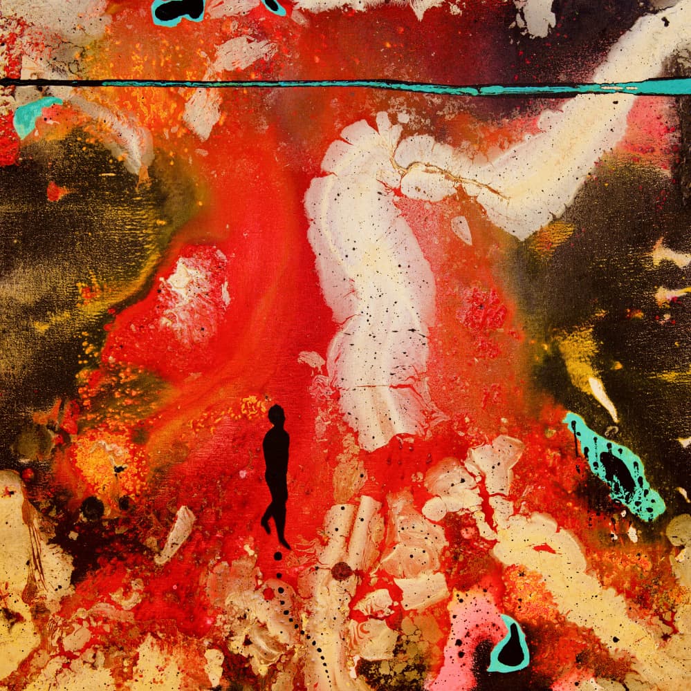 Abstract Red Journey by Fredrik Olsen — canvas wall art