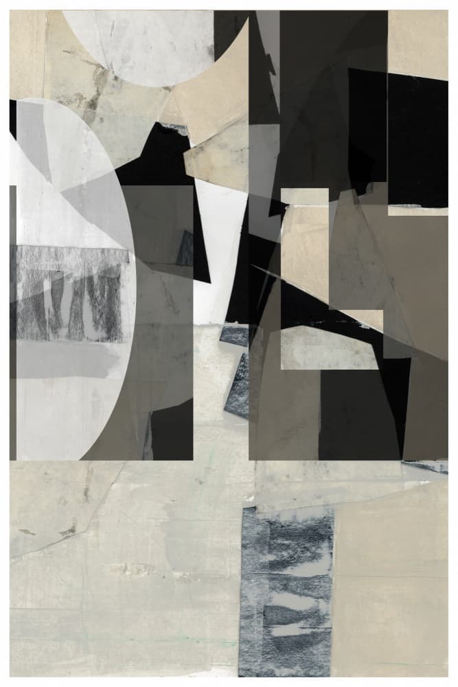 Abstract Neutral Layers by cartissi — canvas wall art