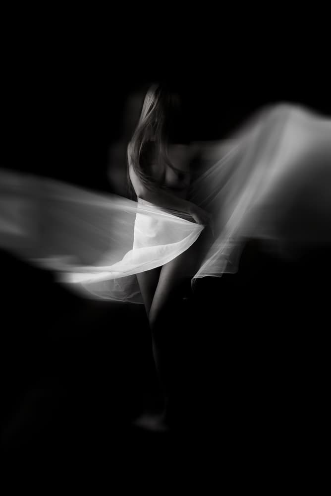 Ethereal Flowing Woman by Thanakorn Chai Telan — canvas wall art