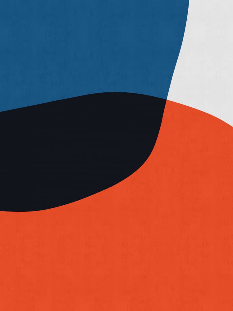 Modern Abstract Shapes by Vitor Costa — canvas wall art