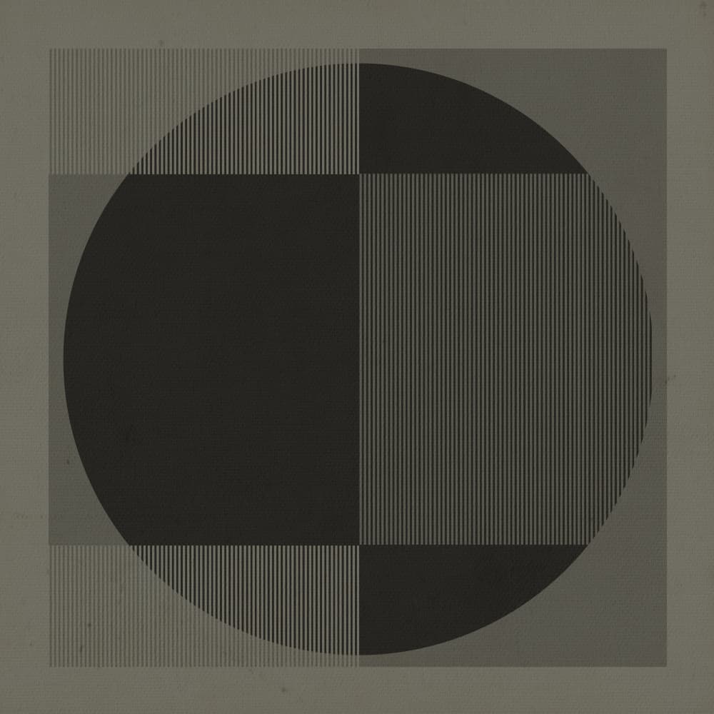 Monochrome Geometric Contrast by Carlos Perez Del Moro — canvas wall art