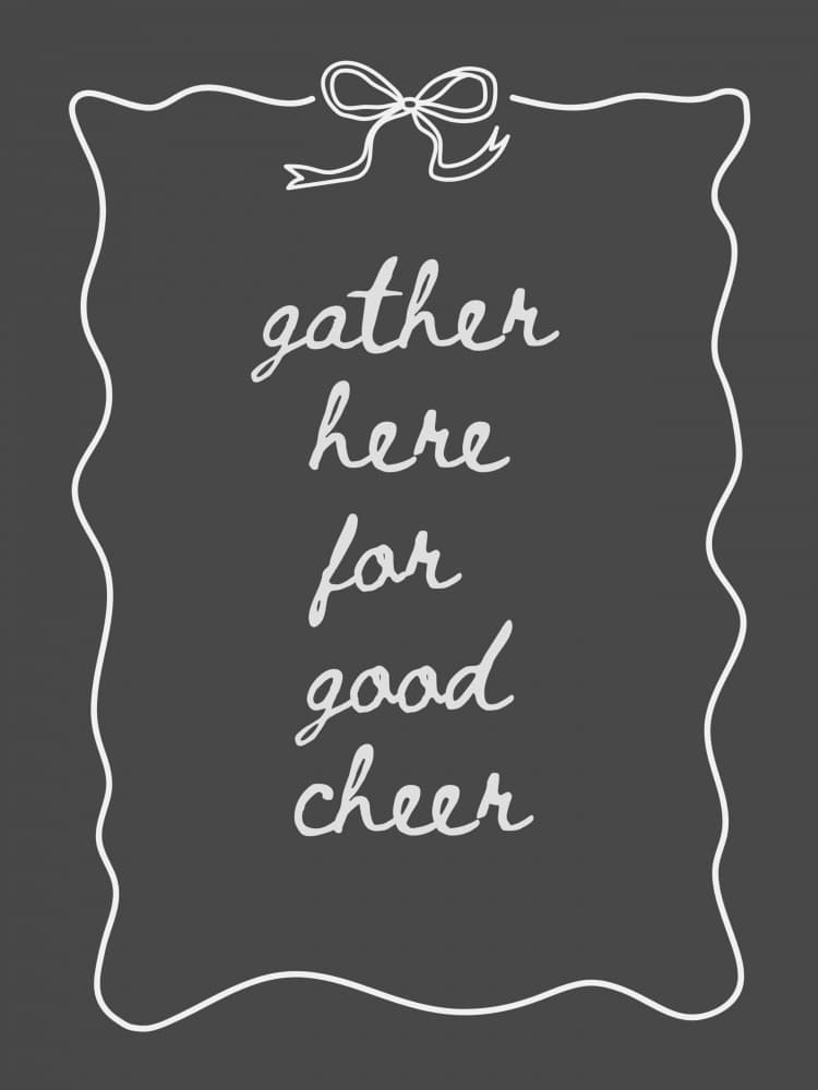 Gather For Good Cheer by Jolly and Dash — canvas wall art