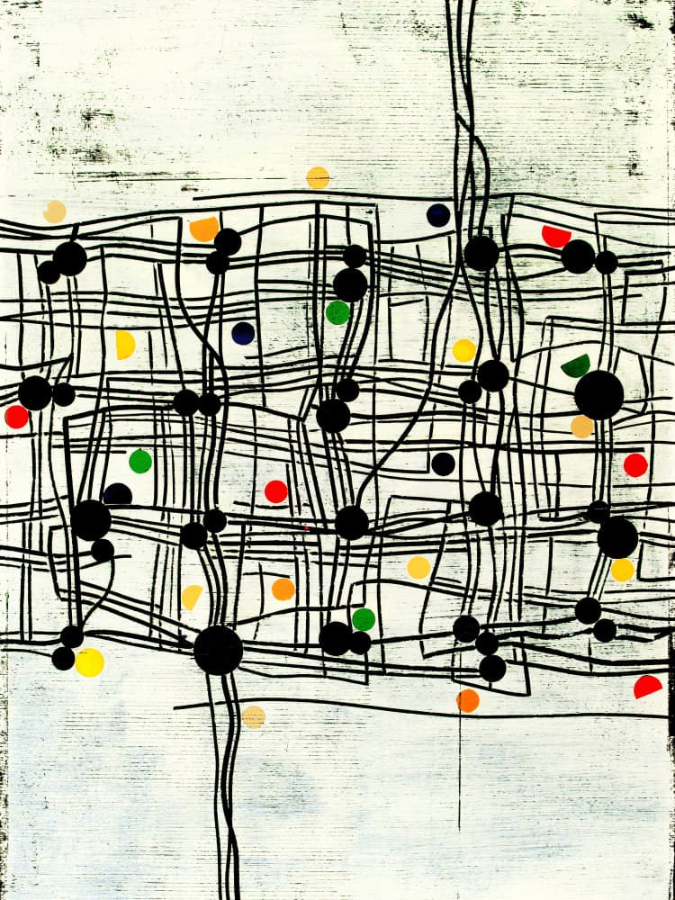 Vibrant Abstract Grid