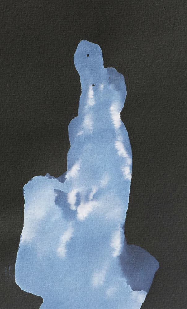 Dreamy Blue Abstract by Santhosh ch — canvas wall art