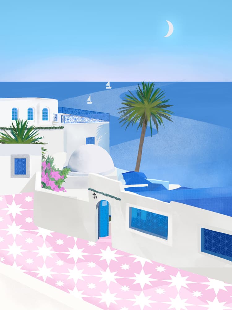 Tunis by Petra Lizde — canvas wall art