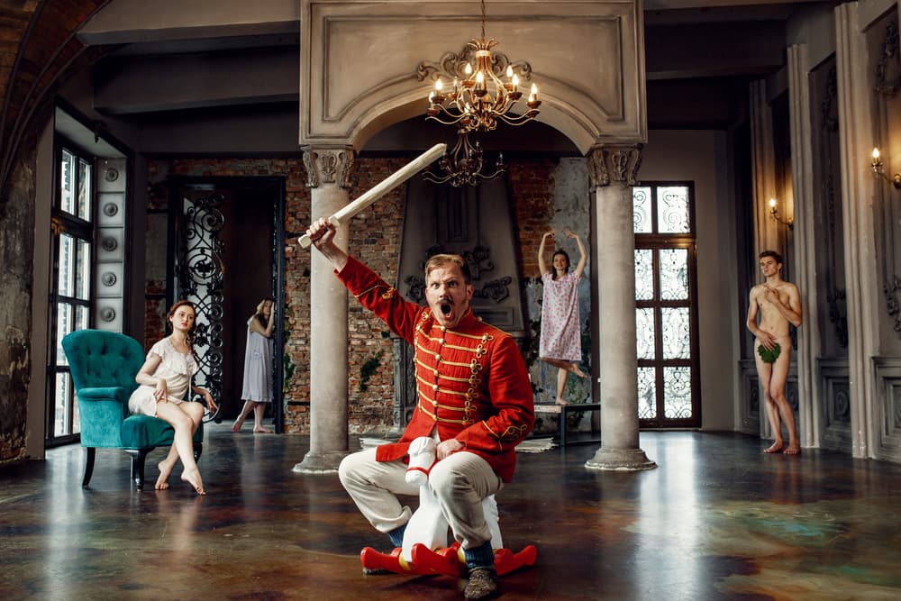 Surreal Nutcracker Scene by Photographer — canvas wall art