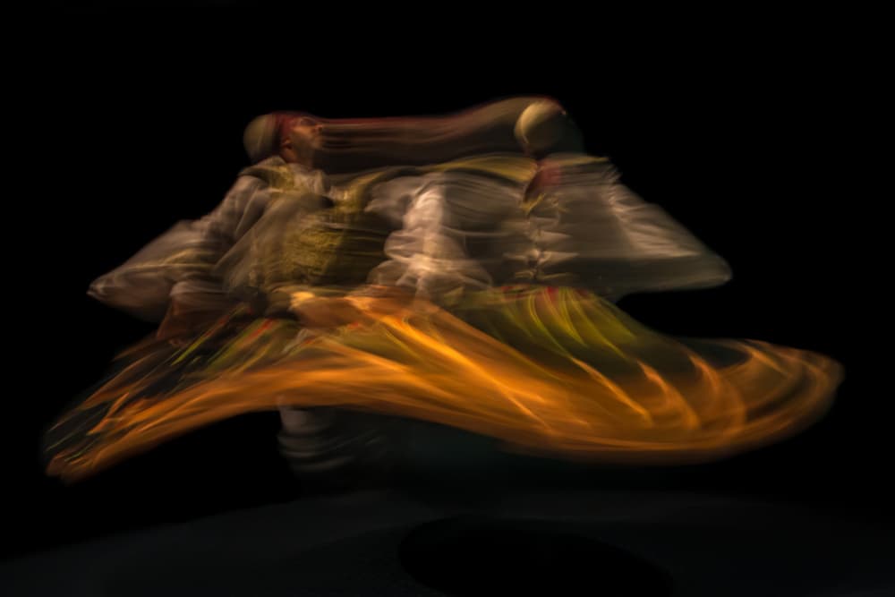 Fiery Abstract Motion by Ahmed Kassem — canvas wall art