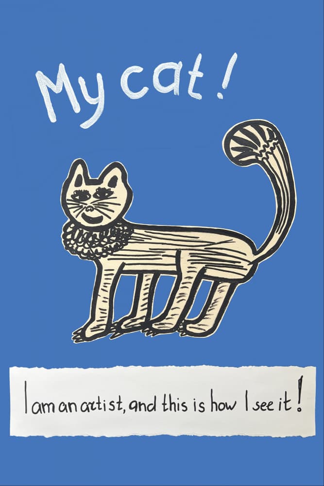 My Cat By An Artist