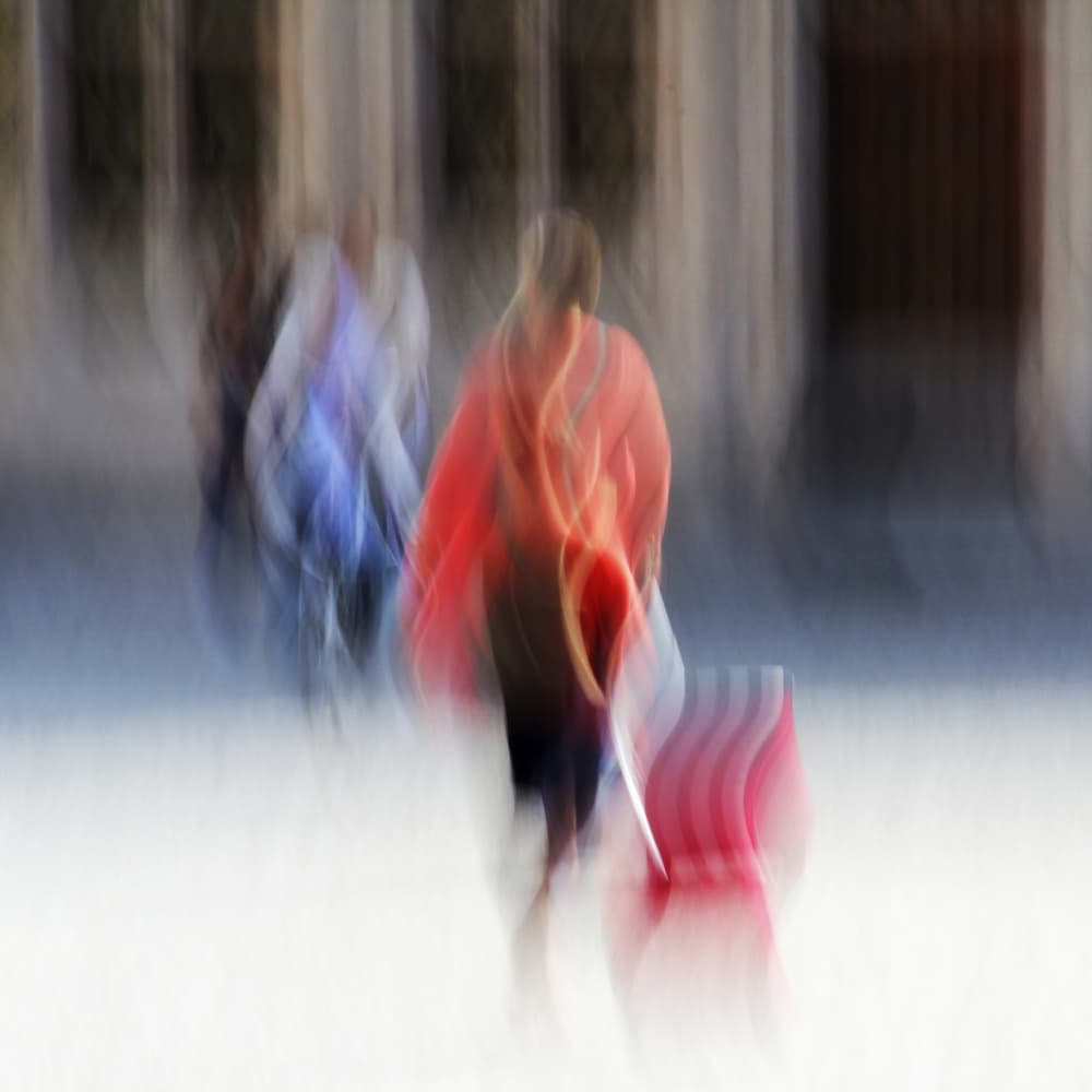 Dynamic City Rush by Rudi Jacobs — canvas wall art