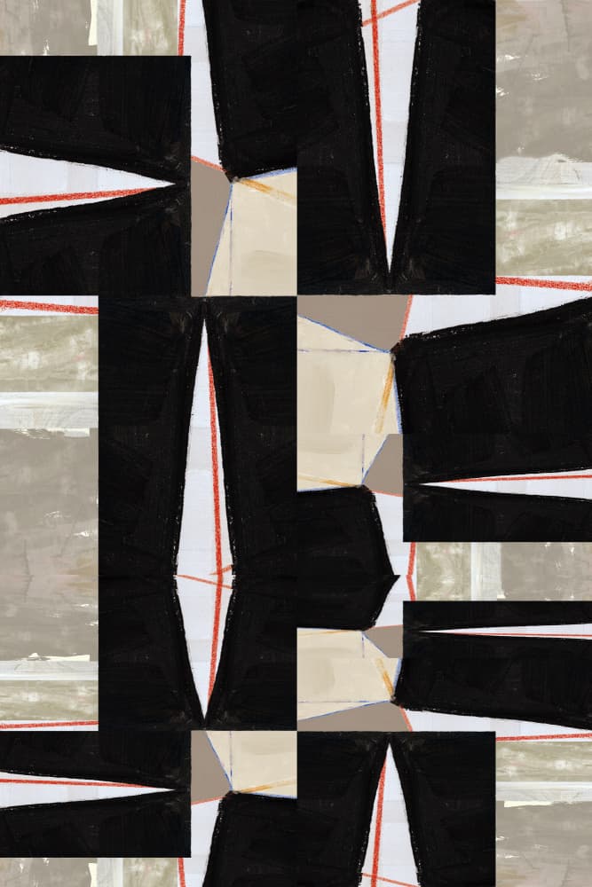 Bold Geometric Abstract by cartissi — canvas wall art