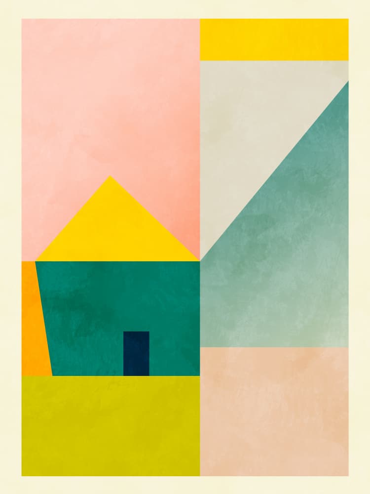 Spaces 3 Haus by Ana Rut Bre — canvas wall art