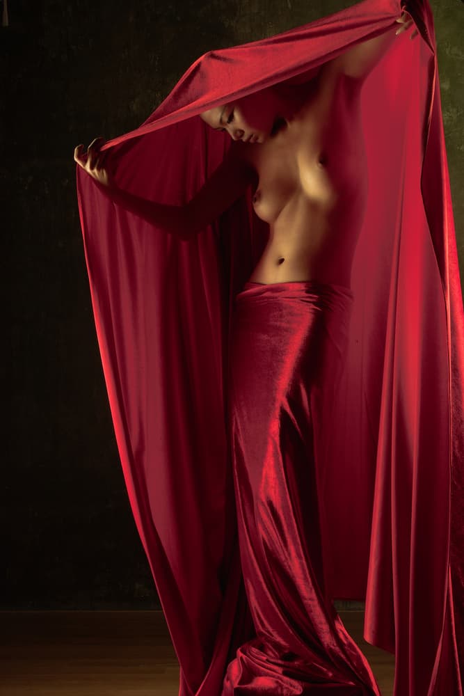In red 3 by yifeng — canvas wall art