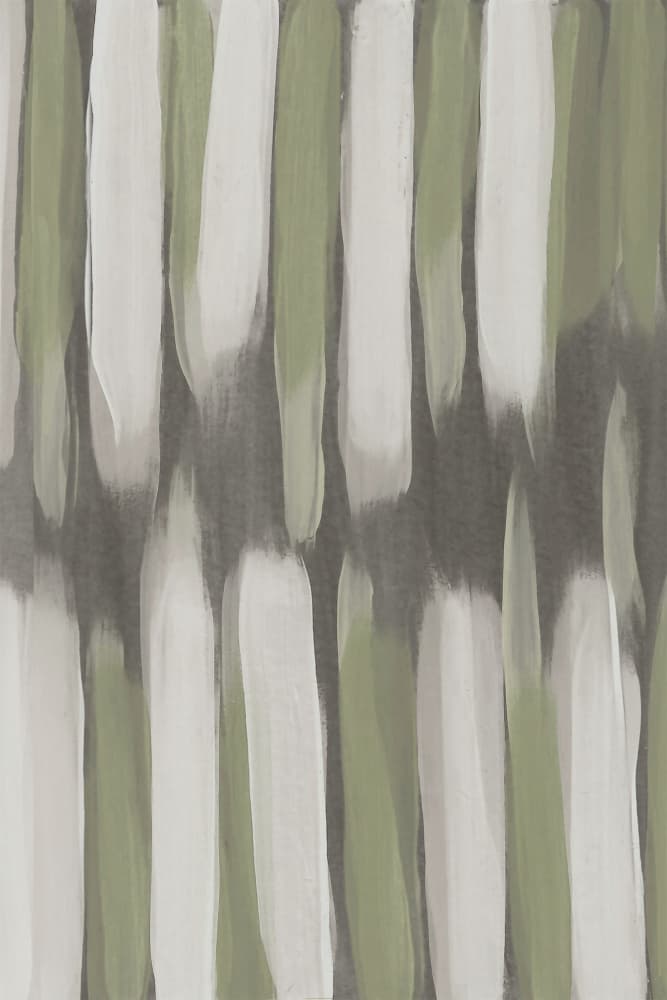 Modern Green Strokes by Lori Ann Folz — canvas wall art