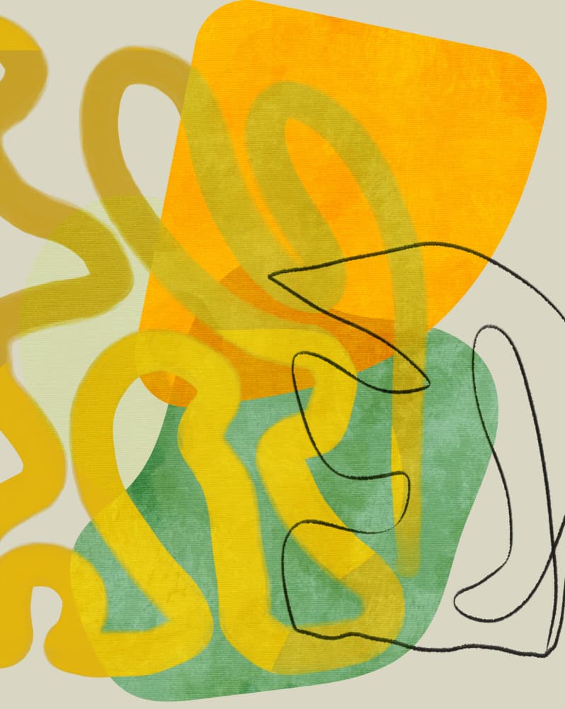 Painted Lines 8 Kopie by Ana Rut Bre — canvas wall art