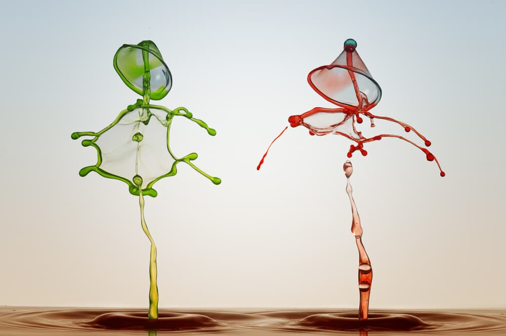 Dancing Liquid Figures by Edy Pamungkas — canvas wall art